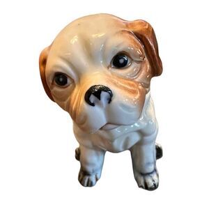 Vintage English BullDog Porcelain Figurine